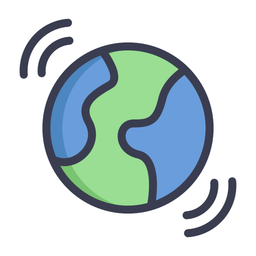 World Generic Outline Color icon