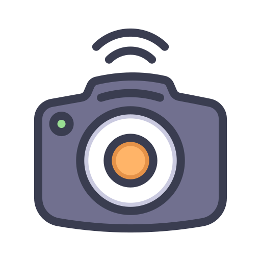 kamera Generic Outline Color ikona