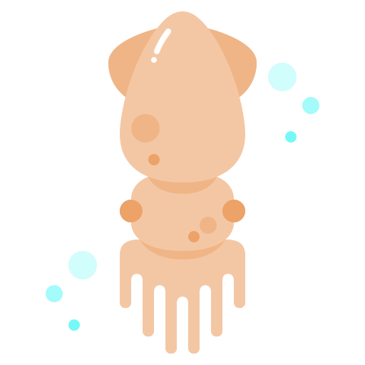 calamar Generic Flat Icône