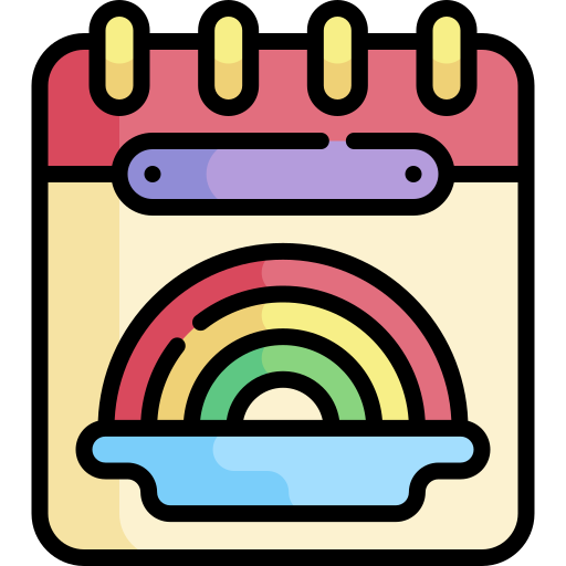 giornata mondiale dell'orgoglio Kawaii Lineal color icona