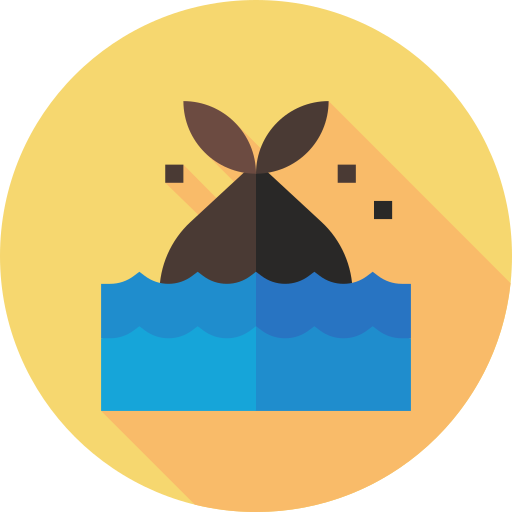 海洋ゴミ Flat Circular Flat icon
