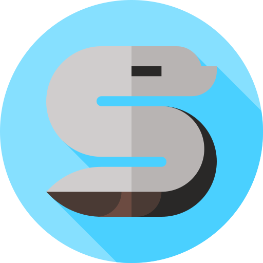 Eel Flat Circular Flat icon