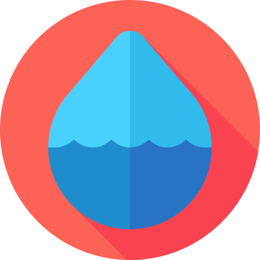 바다 Flat Circular Flat icon