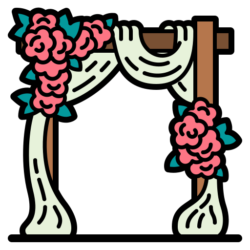 Wedding arch Ultimatearm Lineal Color icon