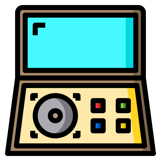reproductor de dvd Catkuro Lineal Color icono