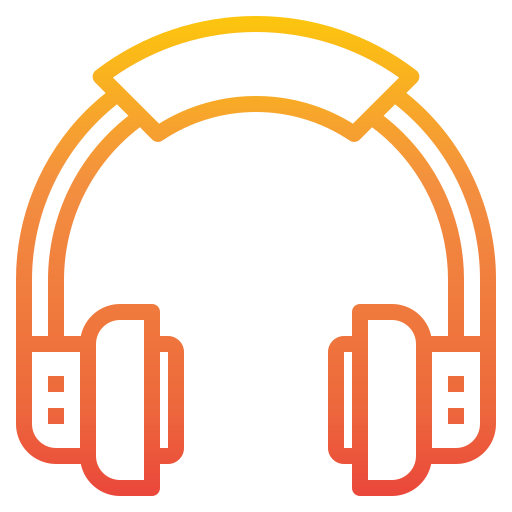 Headphones Catkuro Gradient icon