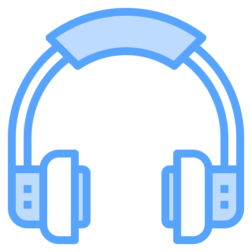 Headphones Catkuro Blue icon