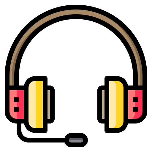 Headphones Catkuro Lineal Color icon