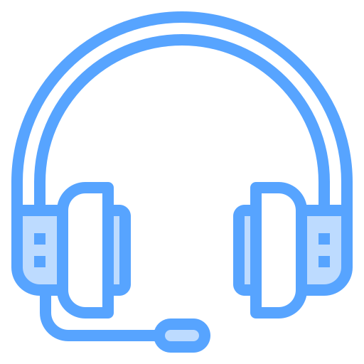 Headphones Catkuro Blue icon