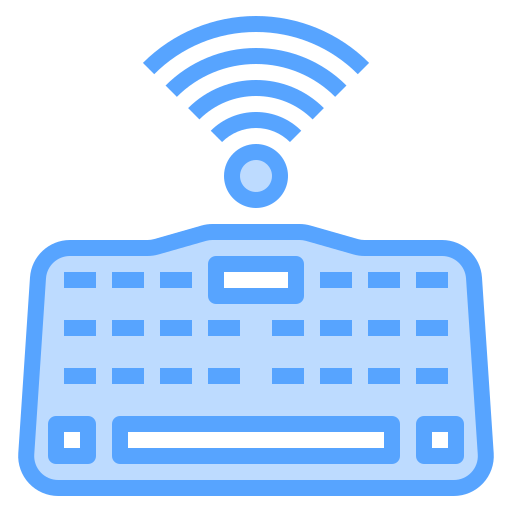 Wireless keyboard Catkuro Blue icon