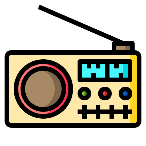 Radio Catkuro Lineal Color icon