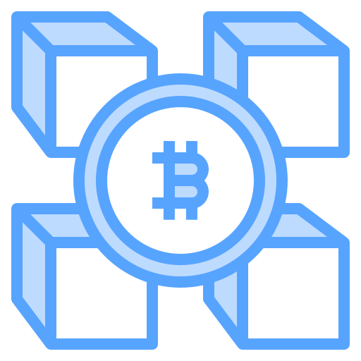 블록 체인 Catkuro Blue icon