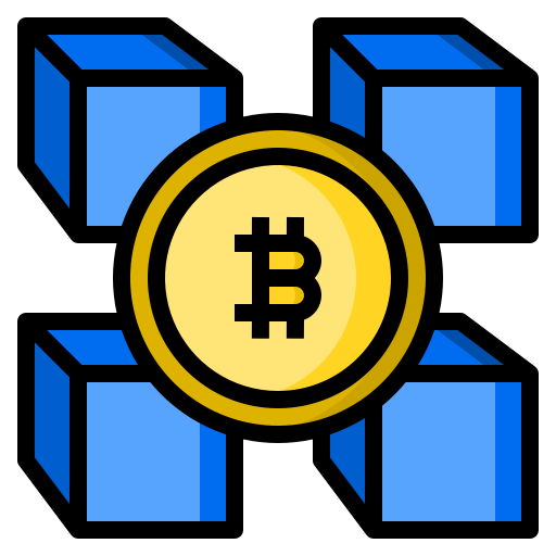 blockchain Catkuro Lineal Color icon