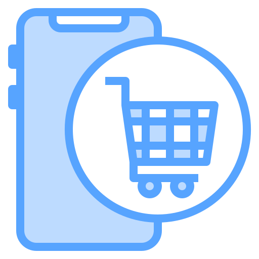 Online shopping Catkuro Blue icon