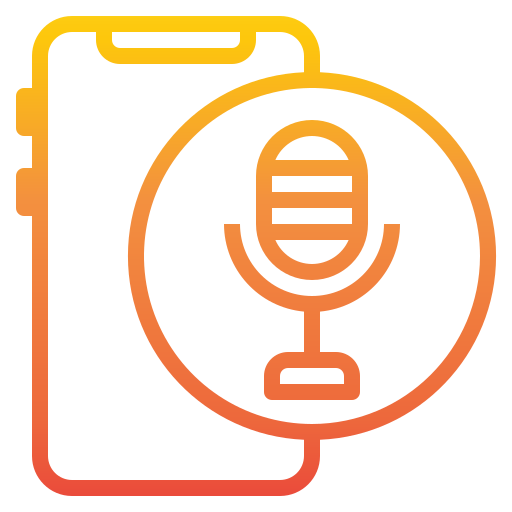 Microphone Catkuro Gradient icon