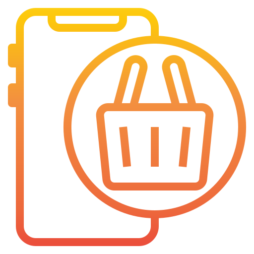 Online shopping Catkuro Gradient icon