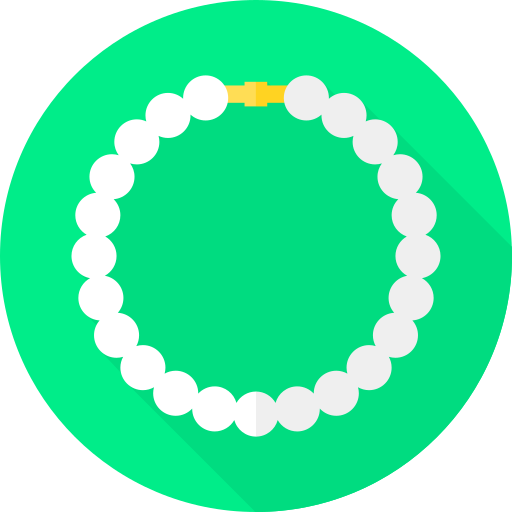 Necklace Flat Circular Flat icon