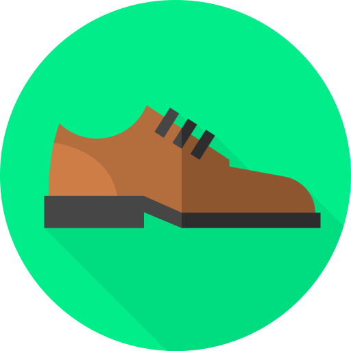 Shoes Flat Circular Flat icon