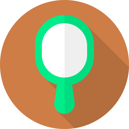 손거울 Flat Circular Flat icon