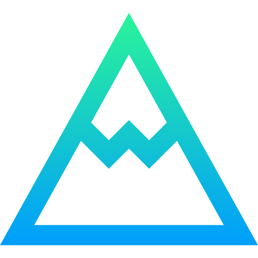 montaña Super Basic Straight Gradient icono