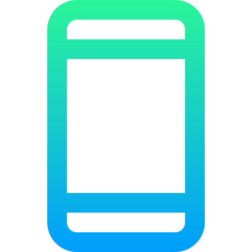 smartphone Super Basic Straight Gradient icoon