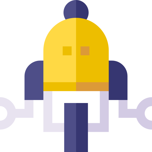 weltraumroboter Basic Straight Flat icon