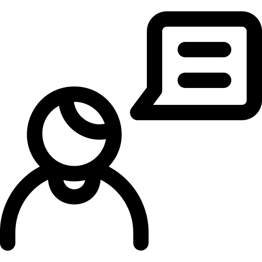 consultation Basic Rounded Lineal Icône