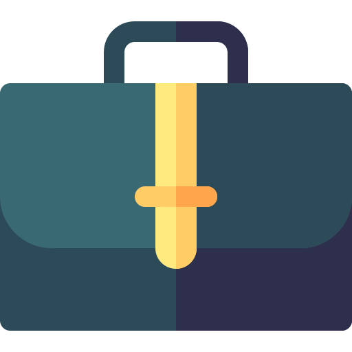 Briefcase Basic Rounded Flat icon