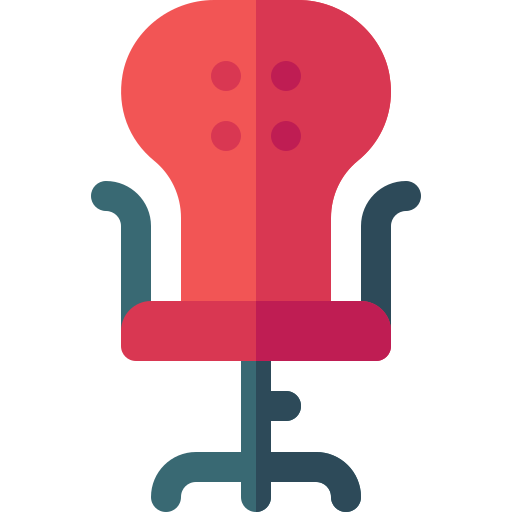 bureaustoel Basic Rounded Flat icoon