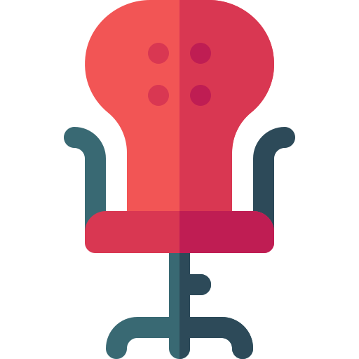 사무실 의자 Basic Rounded Flat icon