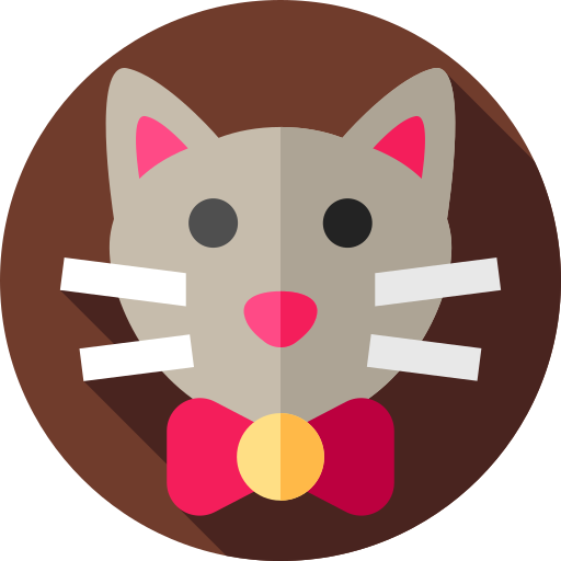 猫 Flat Circular Flat icon