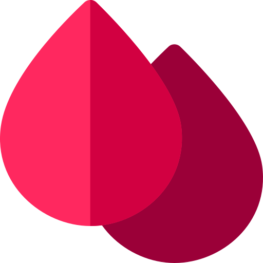 bloed Basic Rounded Flat icoon