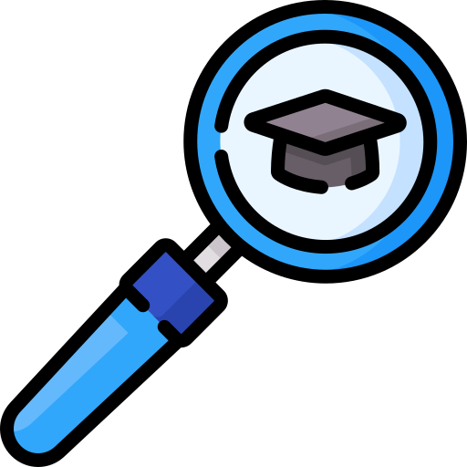sombrero de graduacion Special Lineal color icono