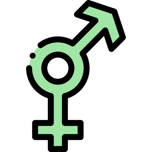 bisexuell Detailed Rounded Lineal color icon