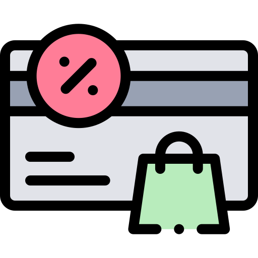 Shopping Detailed Rounded Lineal color icon