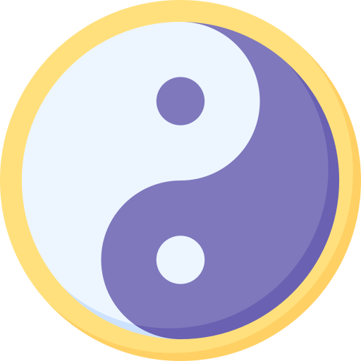 yin yang Special Flat icona