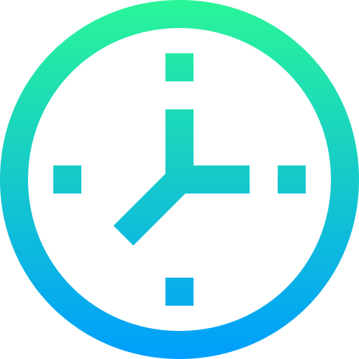 orologio Super Basic Straight Gradient icona