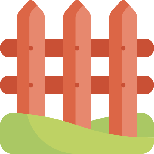 Fence Kawaii Flat icon