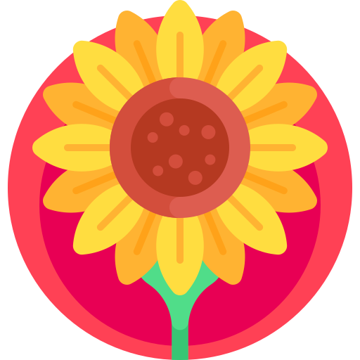 Sunflower Detailed Flat Circular Flat icon