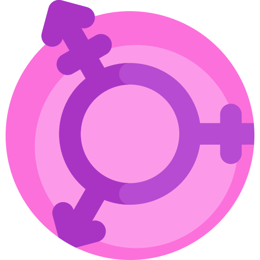 transgender Detailed Flat Circular Flat icona