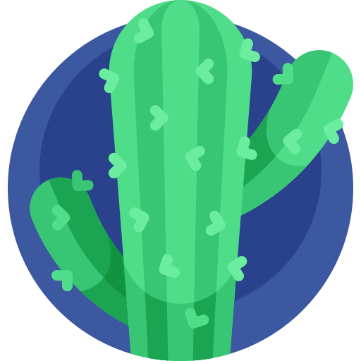 kaktus Detailed Flat Circular Flat ikona