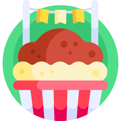 cupcake Detailed Flat Circular Flat icon