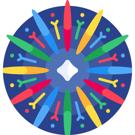 Fireworks Detailed Flat Circular Flat icon