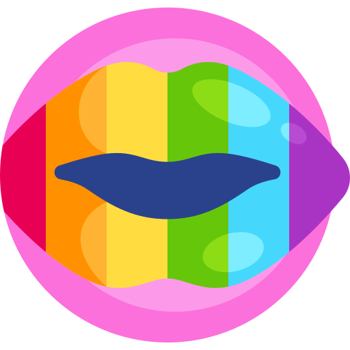 唇 Detailed Flat Circular Flat icon