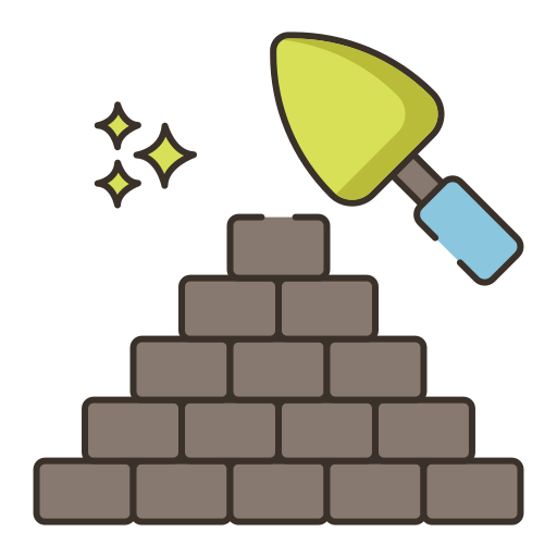 Masonry Flaticons Lineal Color icon