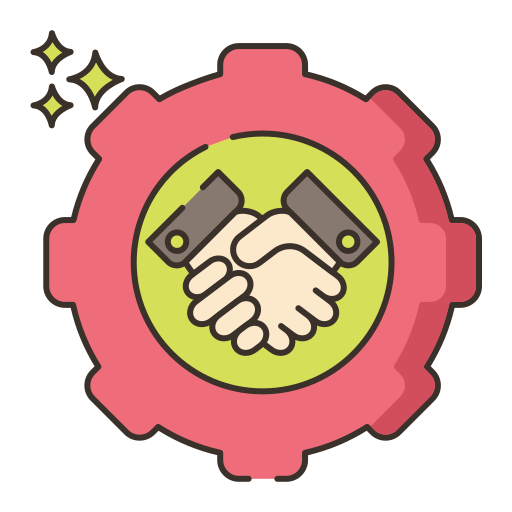 Team management Flaticons Lineal Color icon