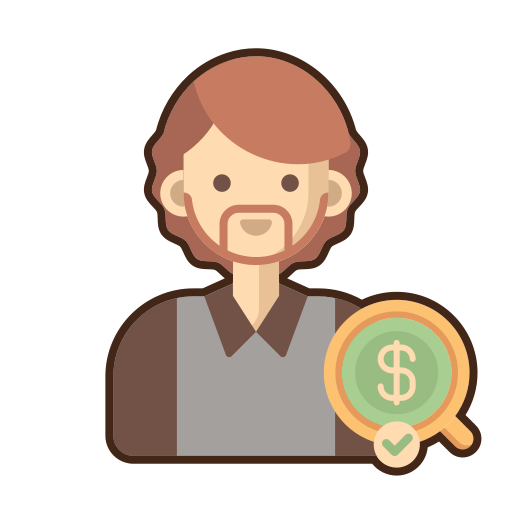 accountant Flaticons Lineal Color icoon