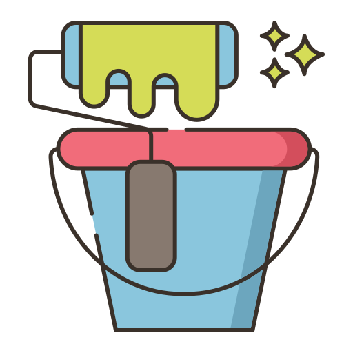 Paint bucket Flaticons Lineal Color icon