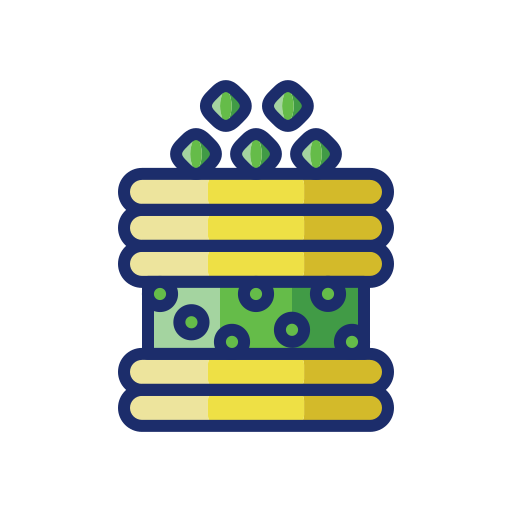 baklava Flaticons Lineal Color icono