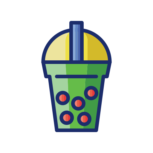 boba Flaticons Lineal Color Icône